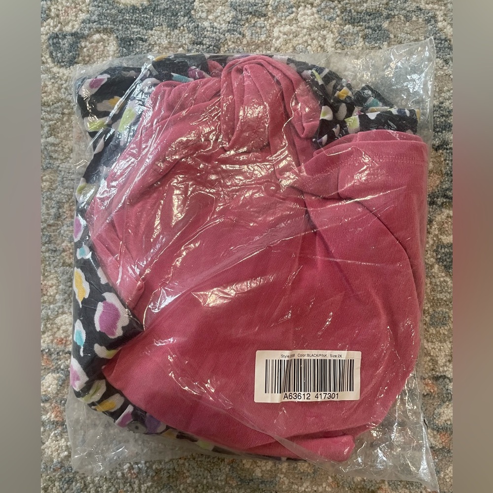 Vintage Deadstock Citi Knits Women’s Tank and Cardigan Set NWT A63612 2X Pink